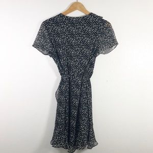 colie ruffle wrap dress